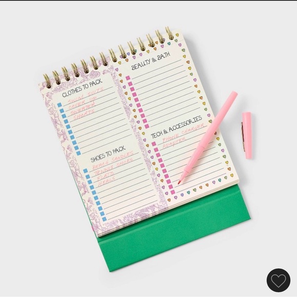 Roller Rabbit x Target Colorful Vacation Checklist Planner - Picture 2 of 3